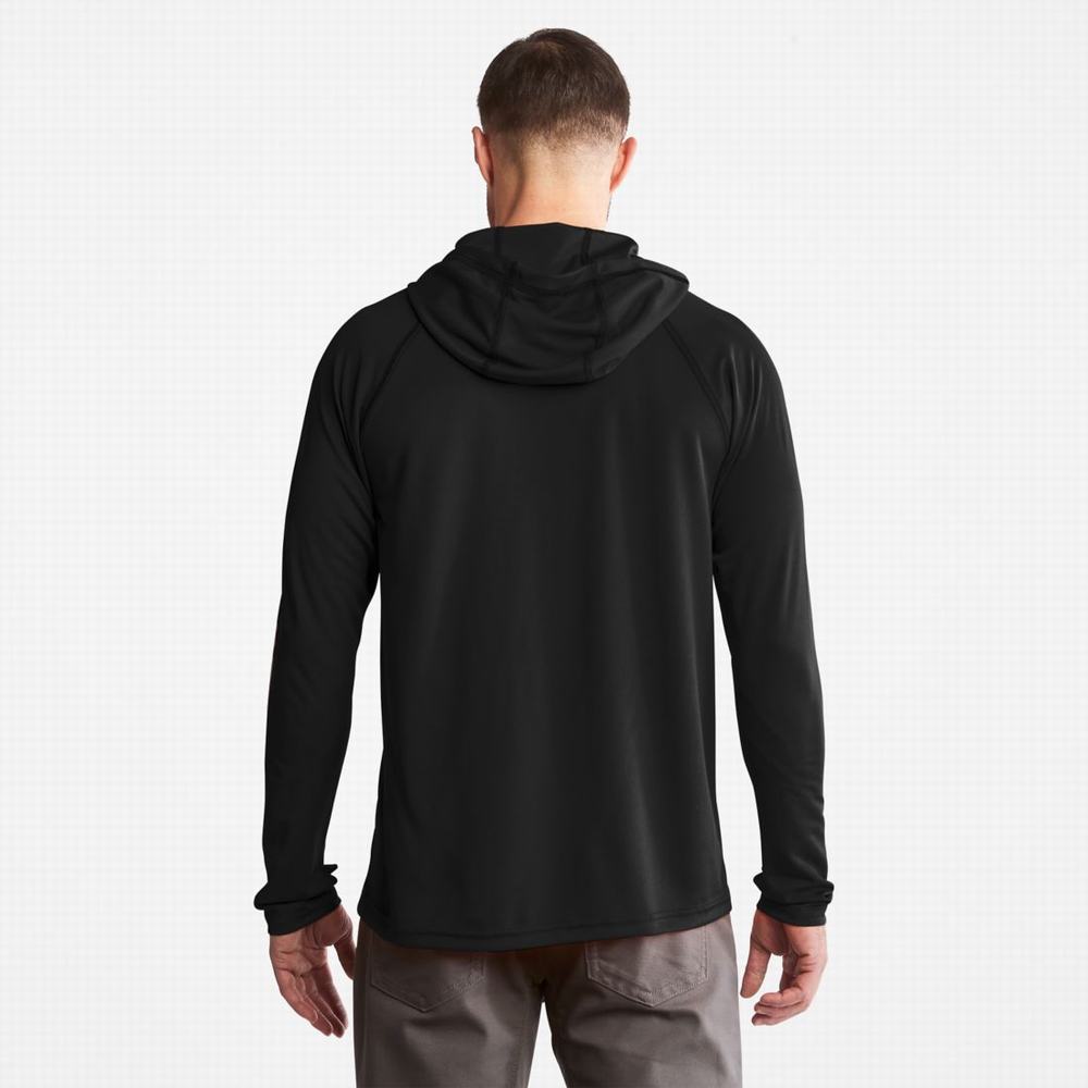 Timberland PRO® Wicking Good Kapüşonlu Sweatshirt Erkek Siyah | TR-7196N