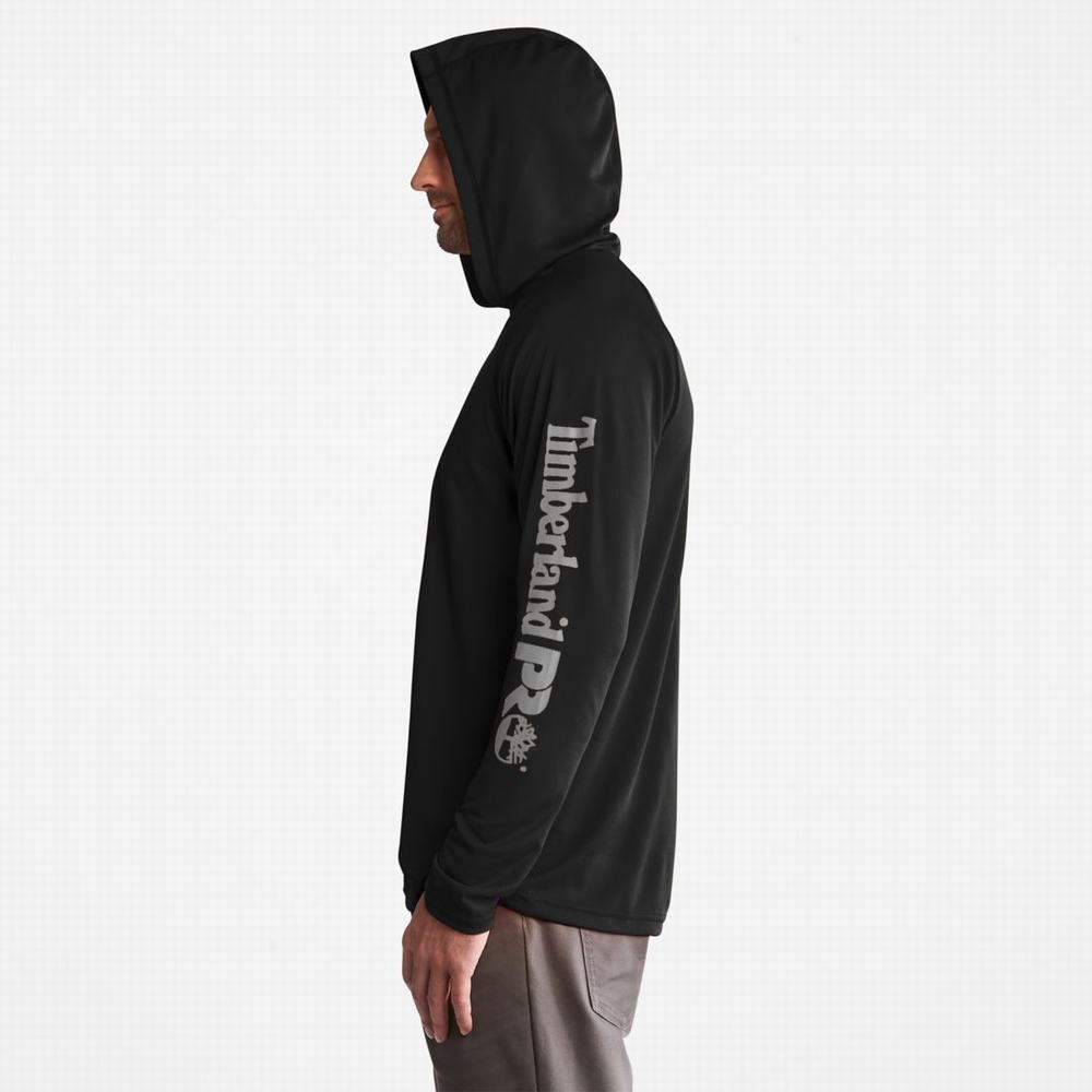 Timberland PRO® Wicking Good Kapüşonlu Sweatshirt Erkek Siyah | TR-7196N