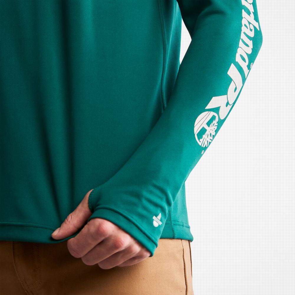 Timberland PRO® Wicking Good Kapüşonlu Sweatshirt Erkek Kahverengi | TR-7281Z