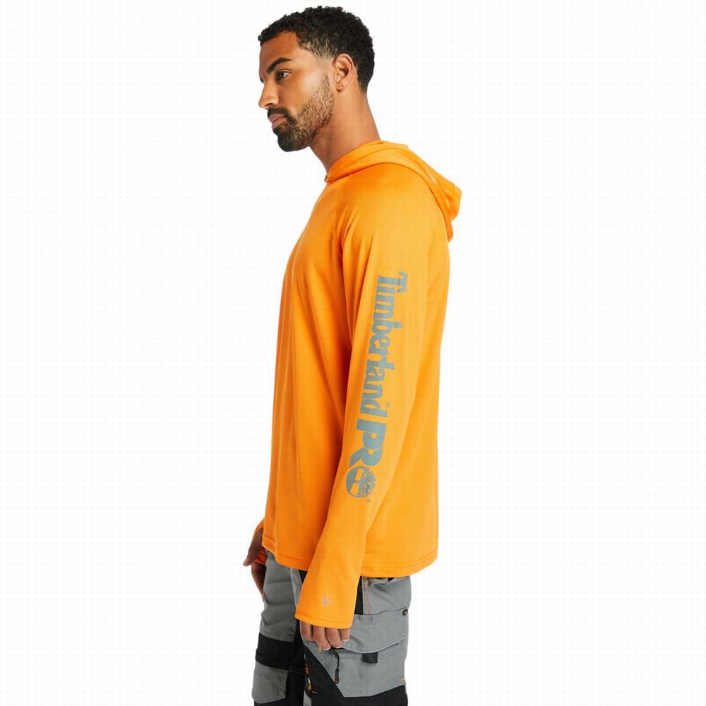 Timberland PRO® Wicking Good Kapüşonlu Sweatshirt Erkek Turuncu | TR-8502B