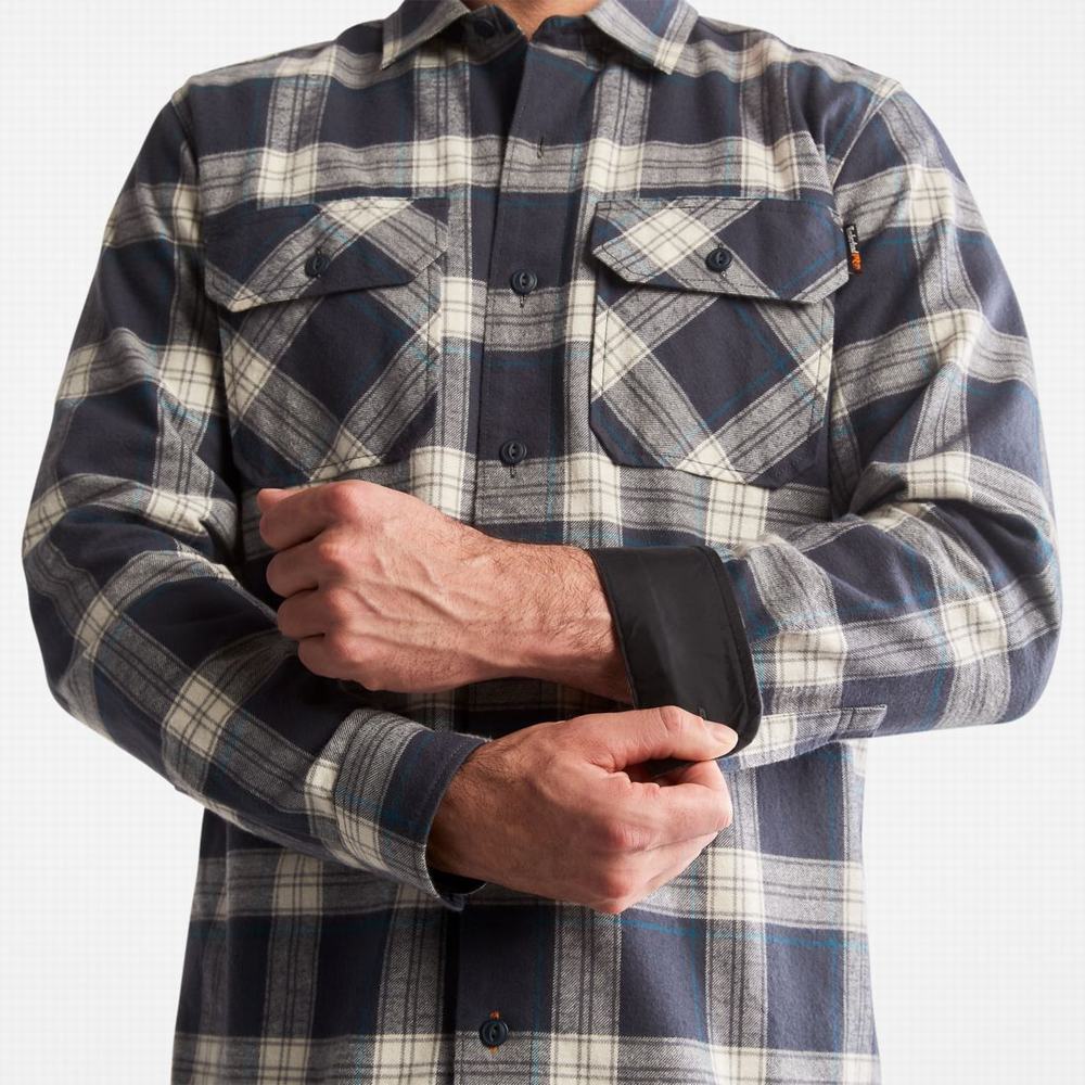 Timberland PRO® Woodfort Heavyweight Flannel İş Gömlek Erkek Ekose | TR-8615A