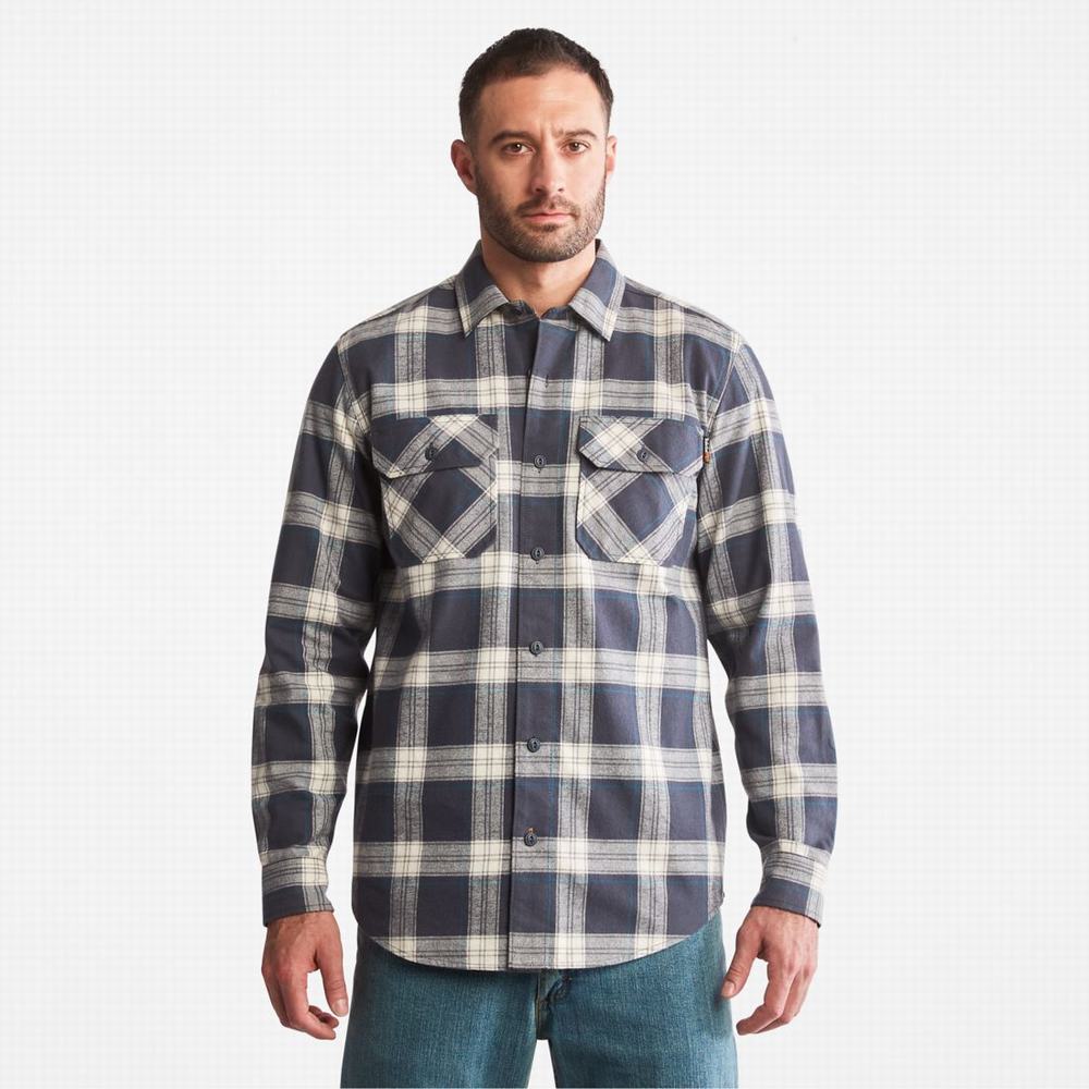 Timberland PRO® Woodfort Heavyweight Flannel İş Gömlek Erkek Ekose | TR-8615A