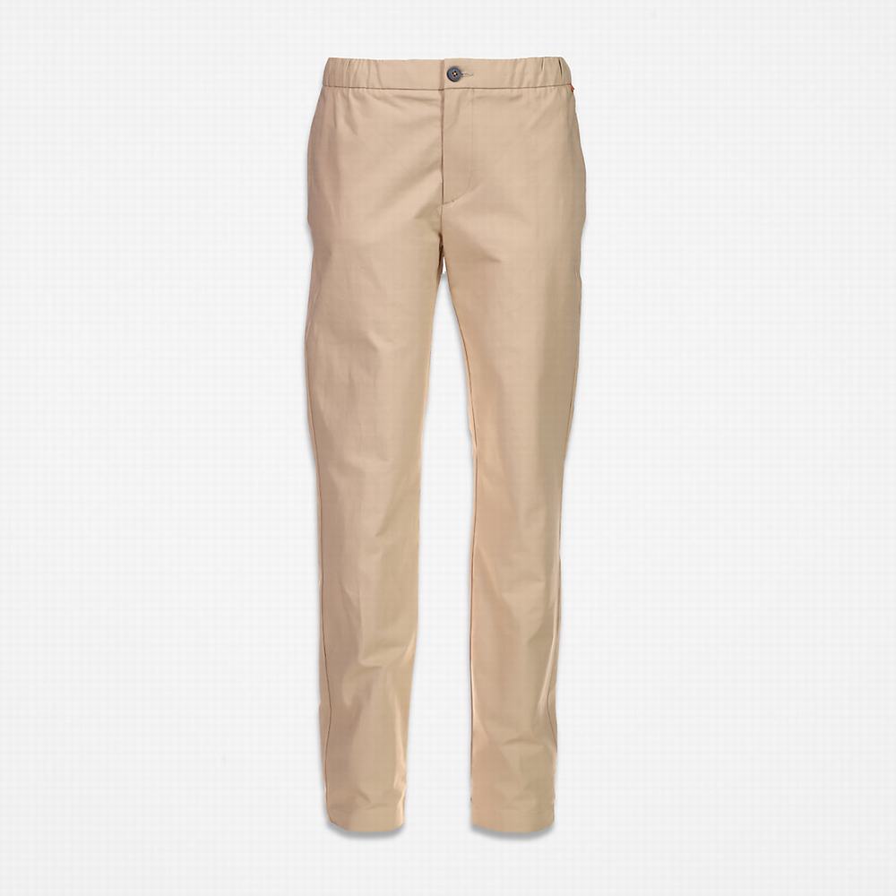 Timberland Pamuklu and Linen-Blend Jogger Pantolon Erkek Bej Rengi | TR-0231L