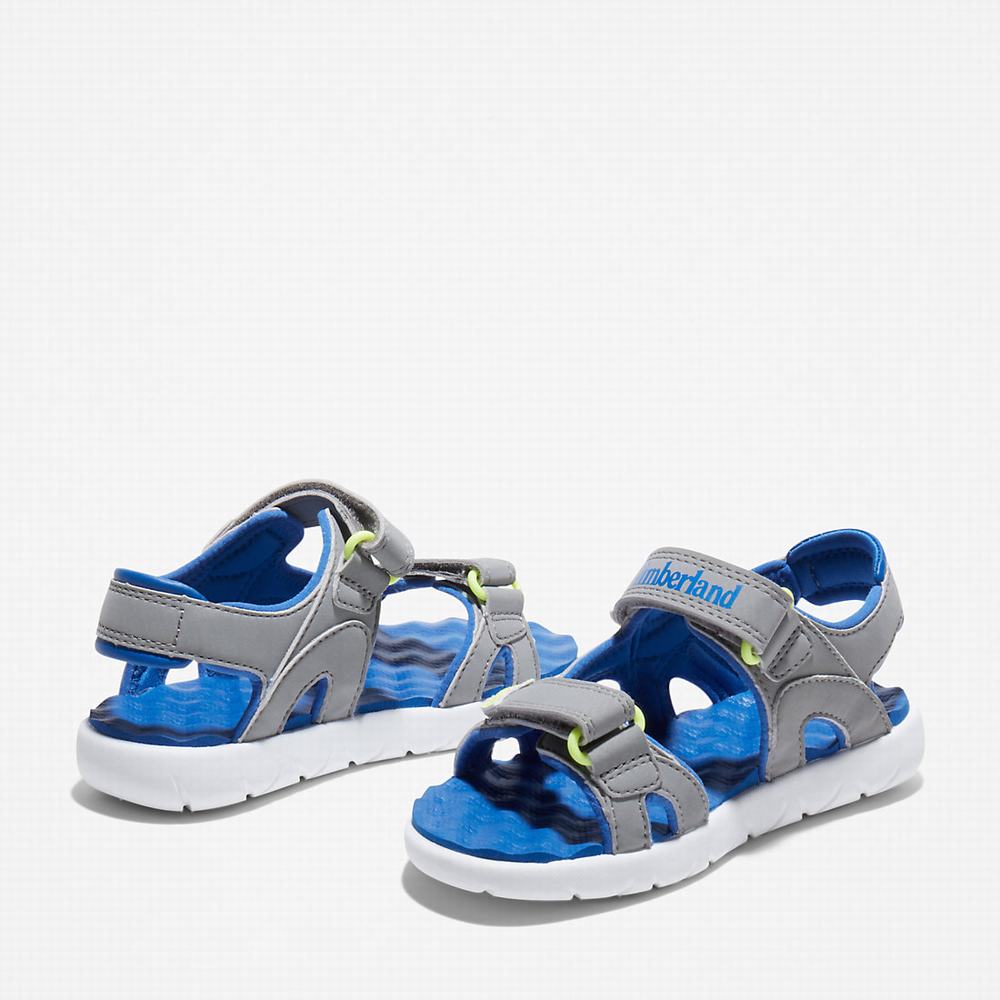 Timberland Perkins Row 2-Askılı Sandalet Çocuk Gri | TR-9678E