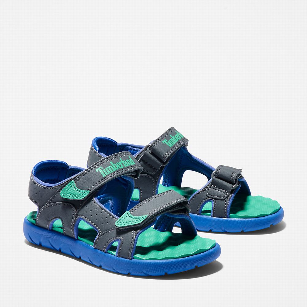 Timberland Perkins Row Askısı Sandalet Çocuk Gri | TR-0136W