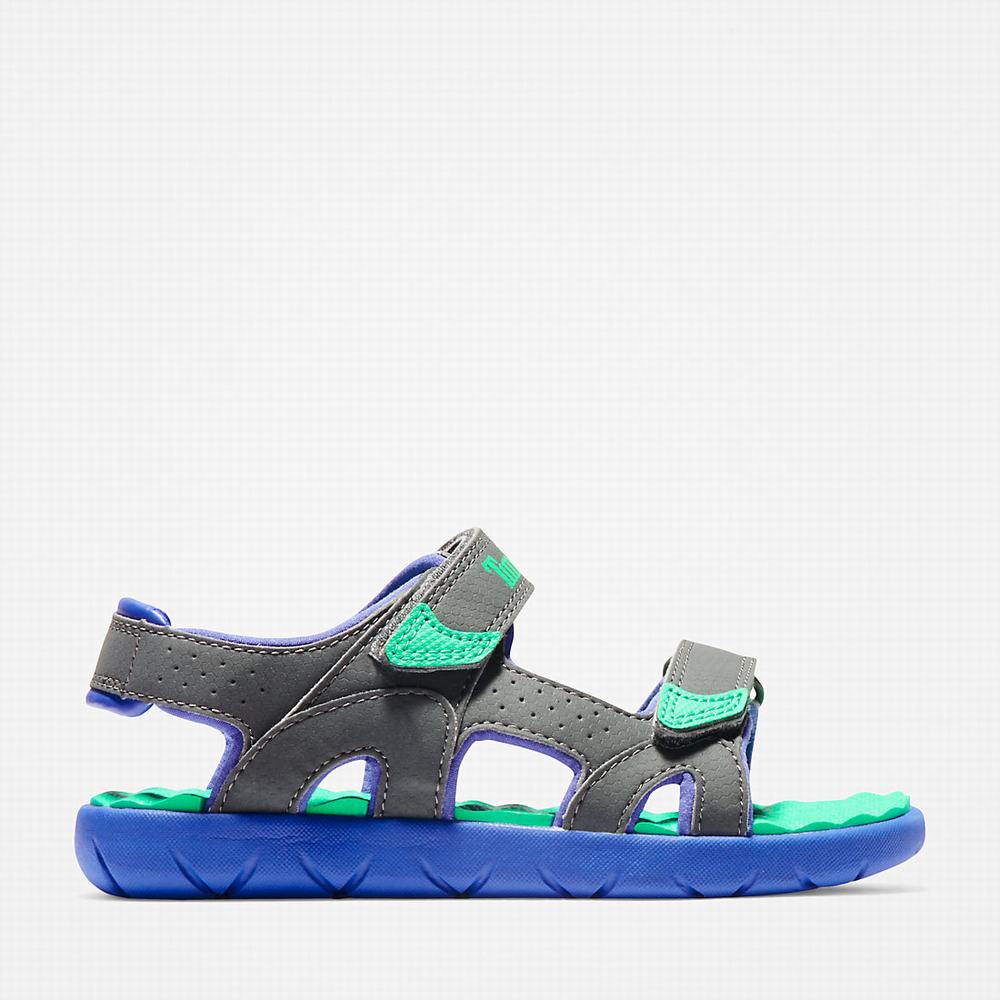 Timberland Perkins Row Askısı Sandalet Çocuk Gri | TR-0136W