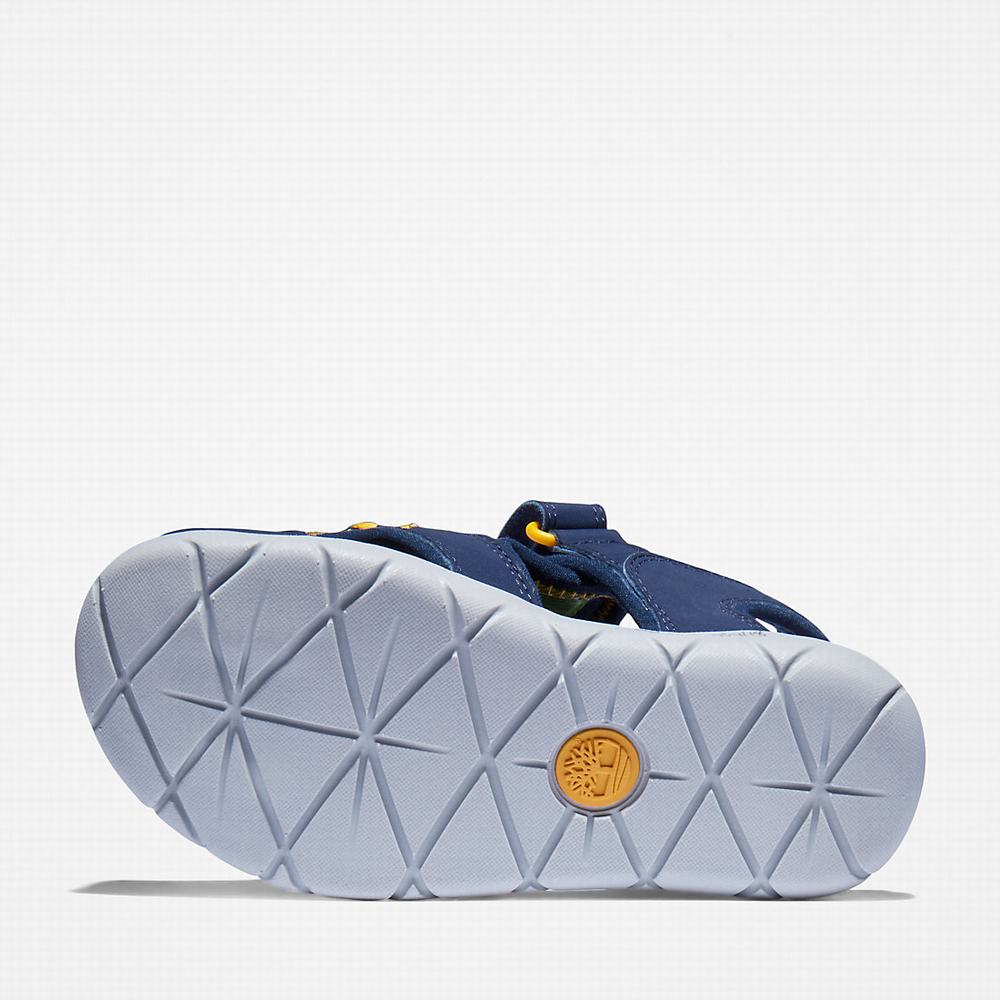 Timberland Perkins Row Fisherman Sandalet Çocuk Lacivert | TR-7305P