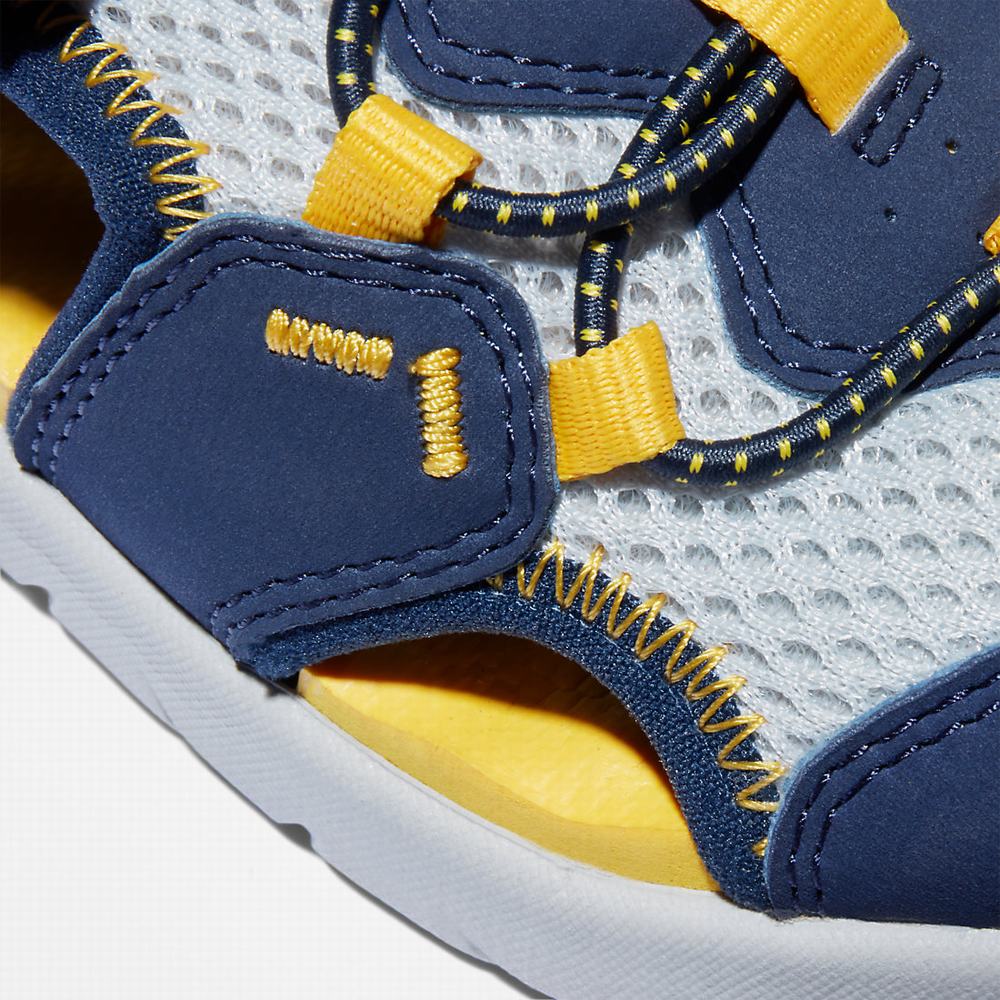 Timberland Perkins Row Fisherman Sandalet Çocuk Lacivert | TR-7305P
