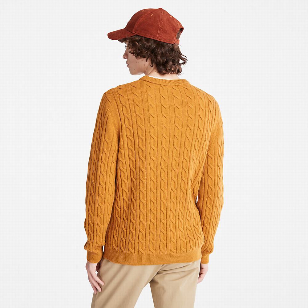 Timberland Phillips Brook Cable Kazak Erkek Sarı | TR-0345V