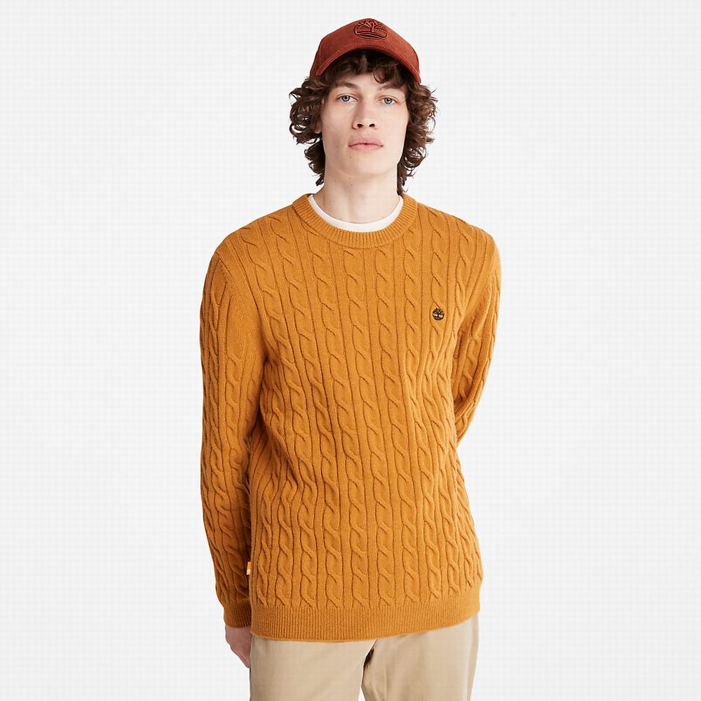 Timberland Phillips Brook Cable Kazak Erkek Sarı | TR-0345V