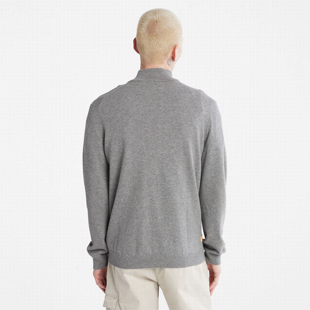 Timberland Phillips Brook Lambswool Kazak Erkek Gri | TR-0168S