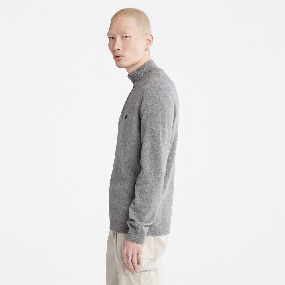 Timberland Phillips Brook Lambswool Kazak Erkek Gri | TR-0168S