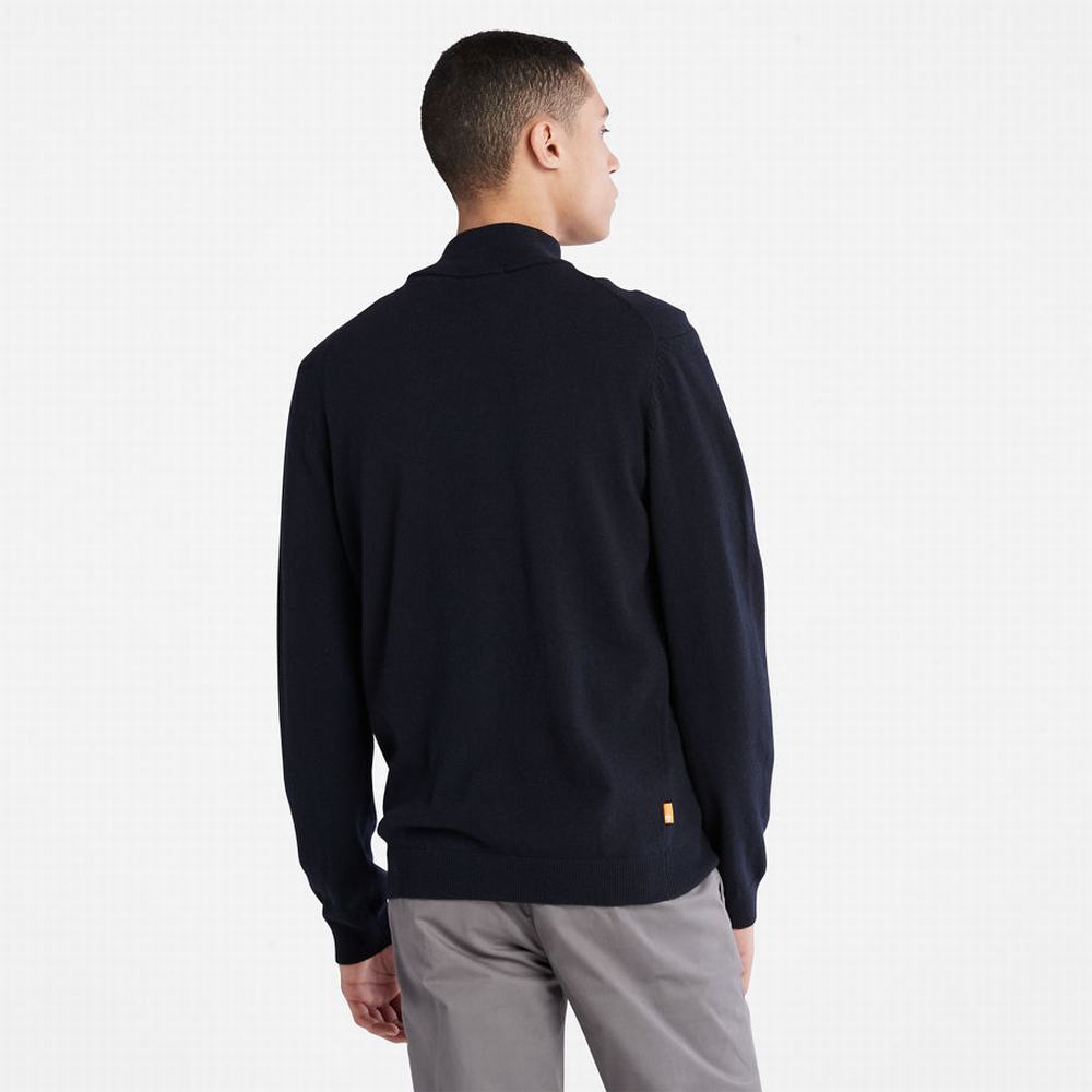 Timberland Phillips Brook Lambswool Kazak Erkek Lacivert | TR-6932A