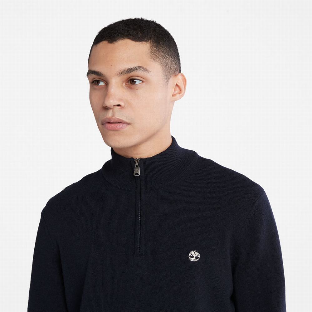 Timberland Phillips Brook Lambswool Kazak Erkek Lacivert | TR-6932A