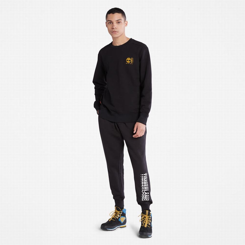 Timberland Photographic Crewneck Tişörtü Erkek Siyah | TR-3160N