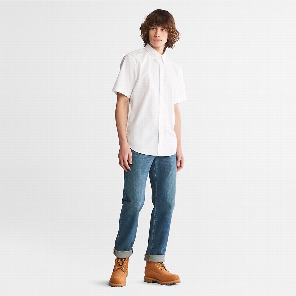 Timberland Pleasant River Oxford Gömlek Erkek Beyaz | TR-9256G