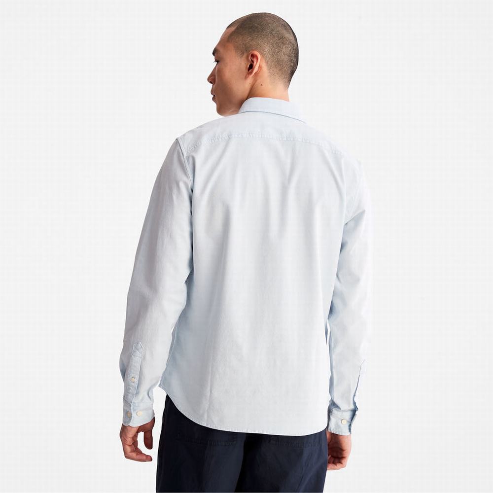 Timberland Pleasant River Slim Oxford Gömlek Erkek Açık Mavi | TR-6157S
