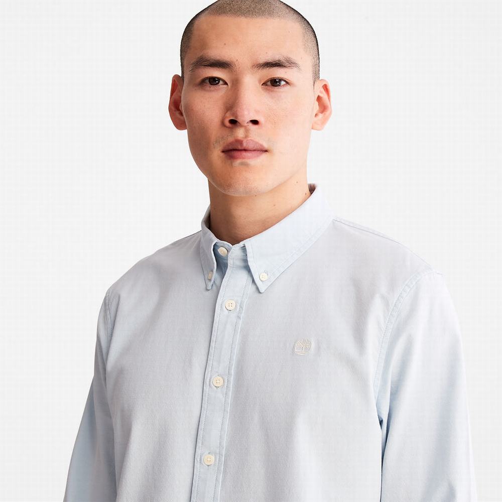 Timberland Pleasant River Slim Oxford Gömlek Erkek Açık Mavi | TR-6157S