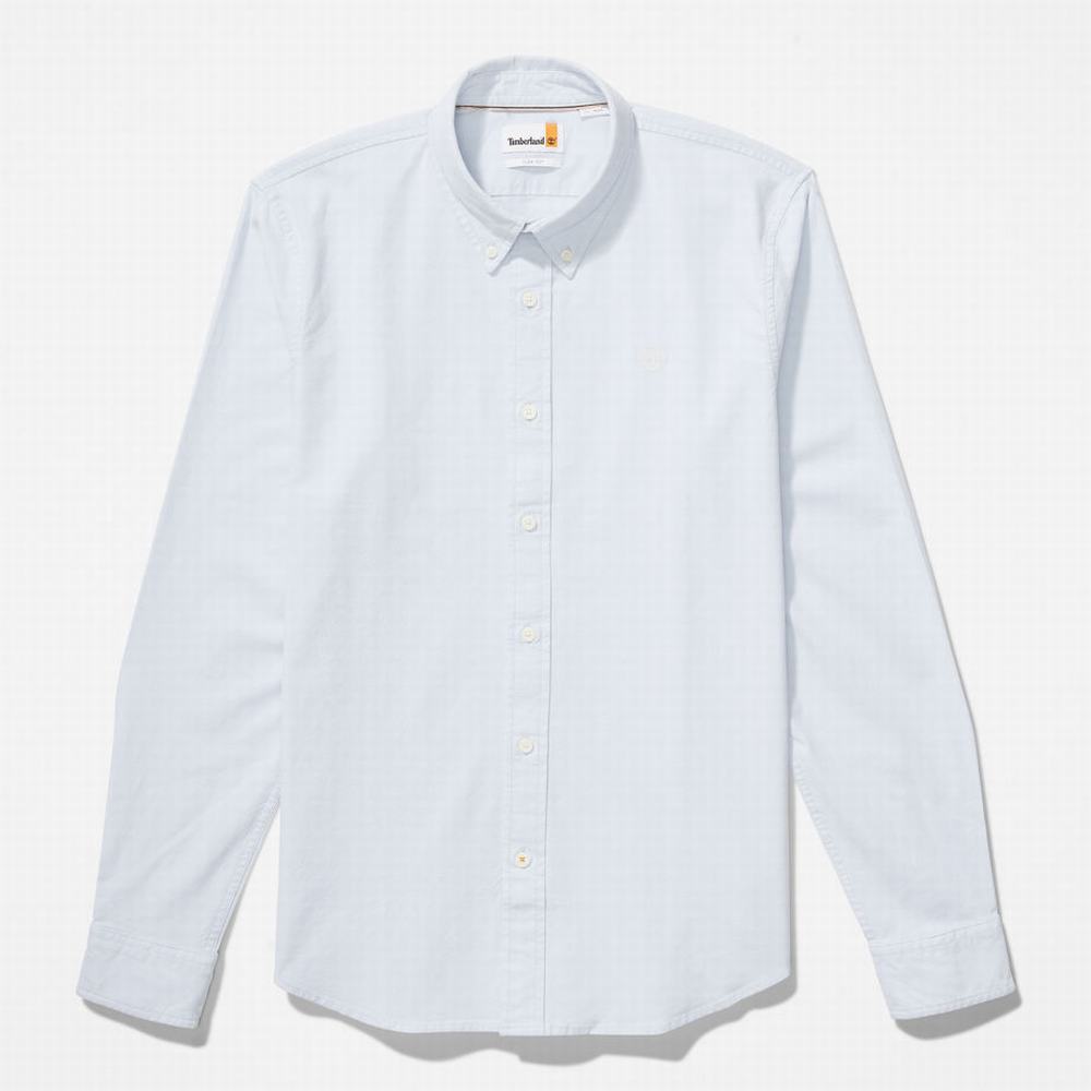 Timberland Pleasant River Slim Oxford Gömlek Erkek Açık Mavi | TR-6157S