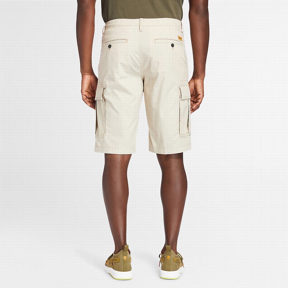Timberland Poplin Cargo Şort Erkek Bej Rengi | TR-4239M