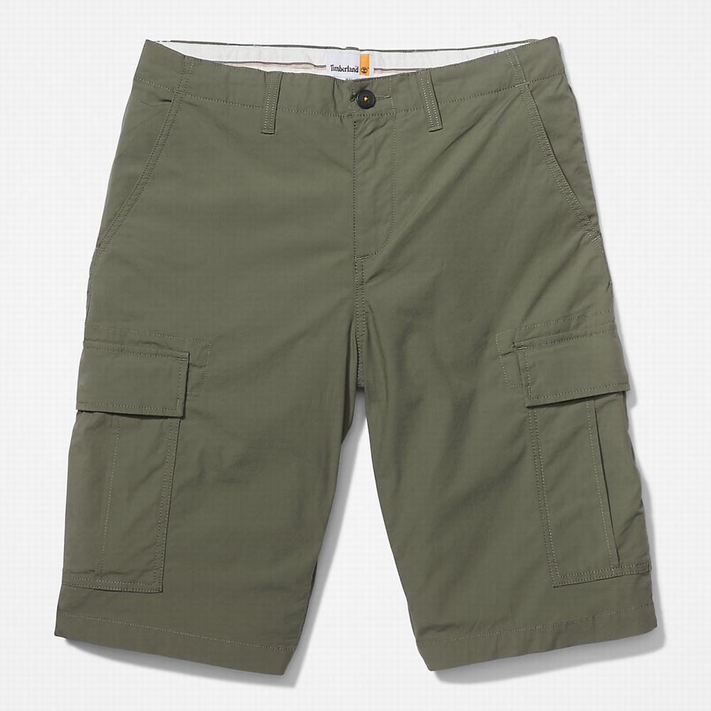 Timberland Poplin Cargo Şort Erkek Koyu Yeşil | TR-1405B