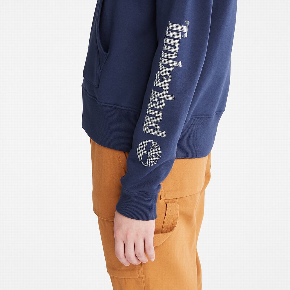 Timberland Pouch-Pocket Tişörtü Kadın Lacivert | TR-2158X