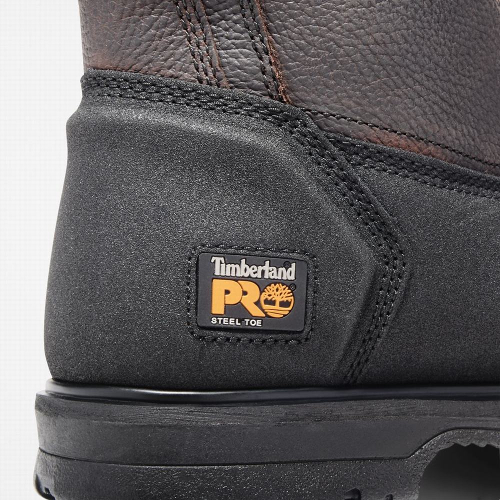 Timberland PowerWelt Pull On Steel Burunlu Iş Botu Erkek Kahverengi | TR-6342B