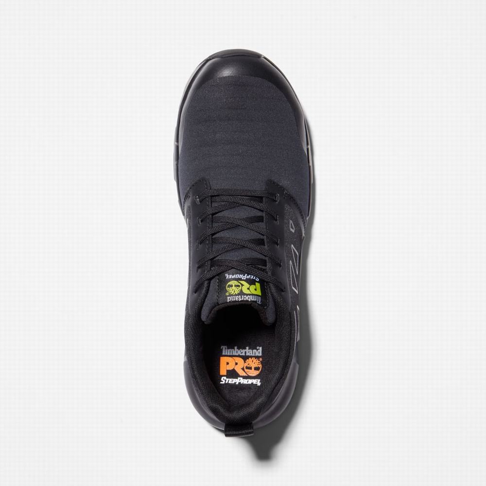 Timberland Powertrain Sprint Alloy Burunlu İş Sneaker İş Ayakkabısı Erkek Siyah | TR-9580B