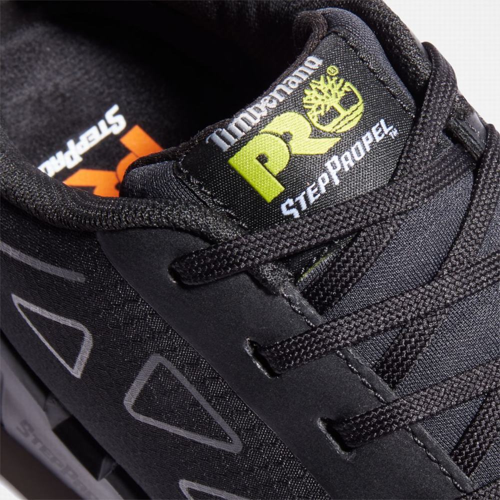 Timberland Powertrain Sprint Alloy Burunlu İş Sneaker İş Ayakkabısı Erkek Siyah | TR-9580B