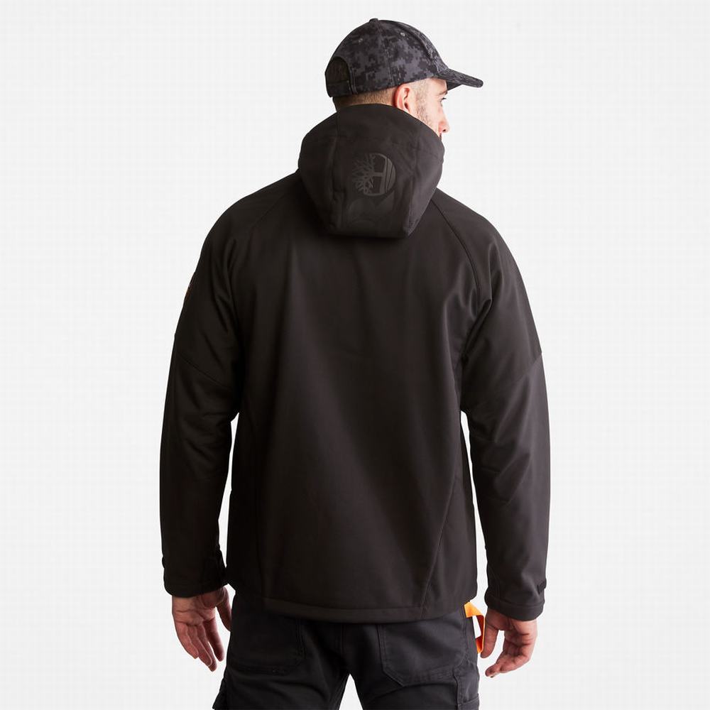 Timberland Powerzip Kukuletalı Softshell Ceket Erkek Siyah | TR-7463Q