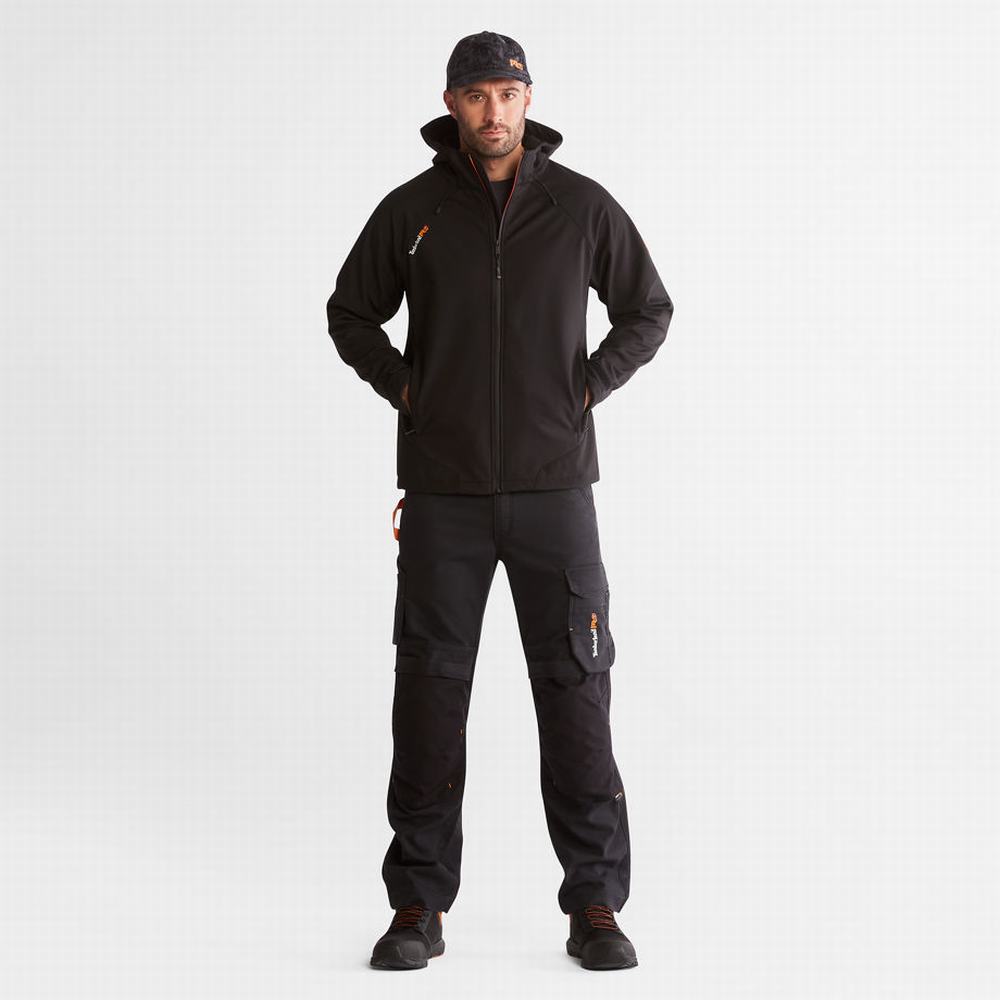 Timberland Powerzip Kukuletalı Softshell Ceket Erkek Siyah | TR-7463Q