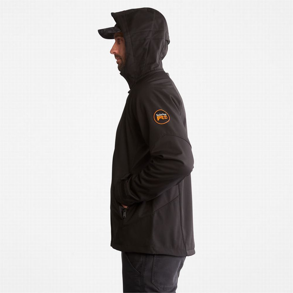 Timberland Powerzip Kukuletalı Softshell Ceket Erkek Siyah | TR-7463Q
