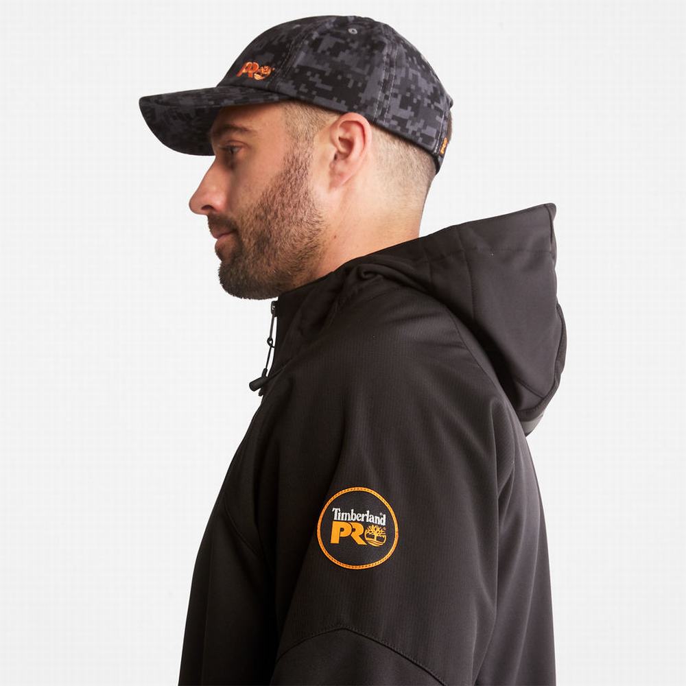 Timberland Powerzip Kukuletalı Softshell Ceket Erkek Siyah | TR-7463Q