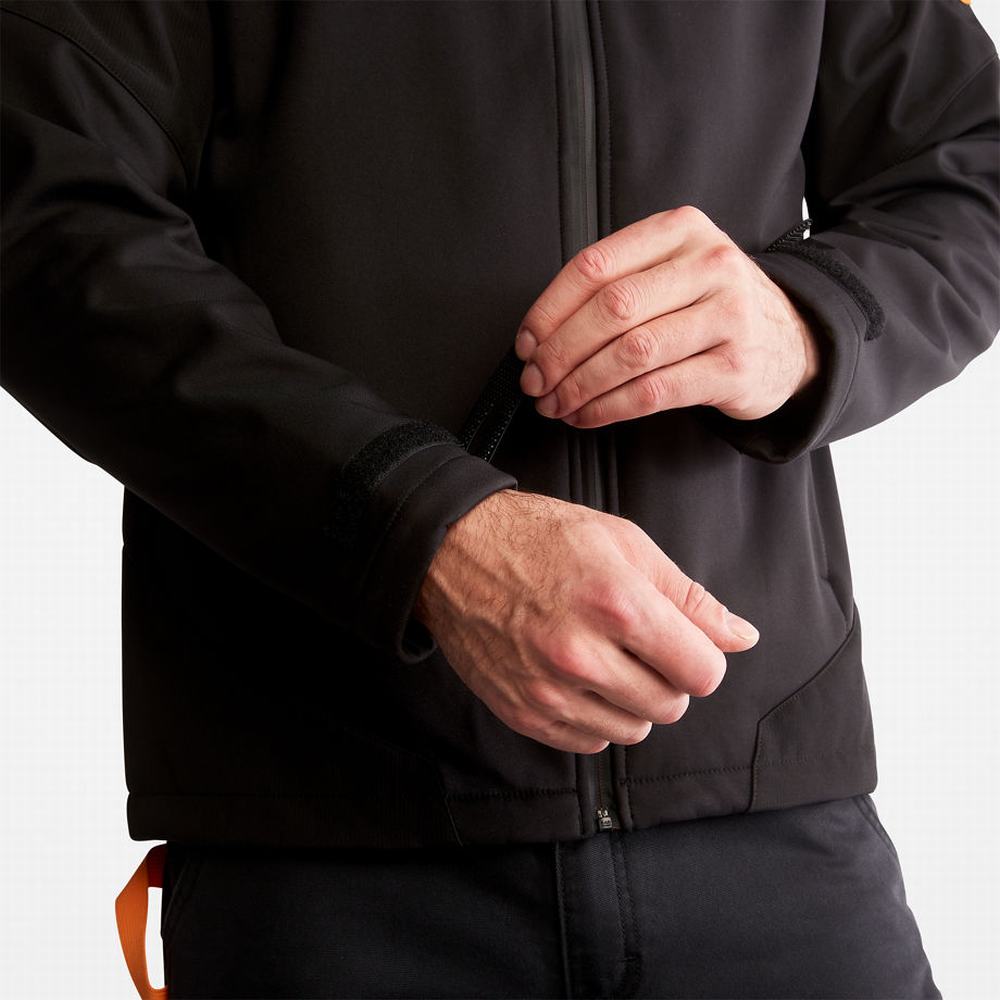 Timberland Powerzip Kukuletalı Softshell Ceket Erkek Siyah | TR-7463Q