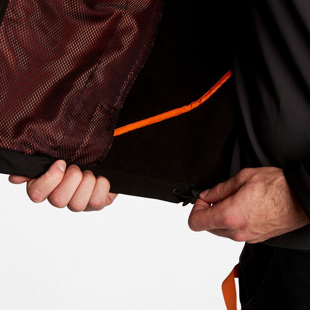 Timberland Powerzip Kukuletalı Softshell Ceket Erkek Siyah | TR-7463Q