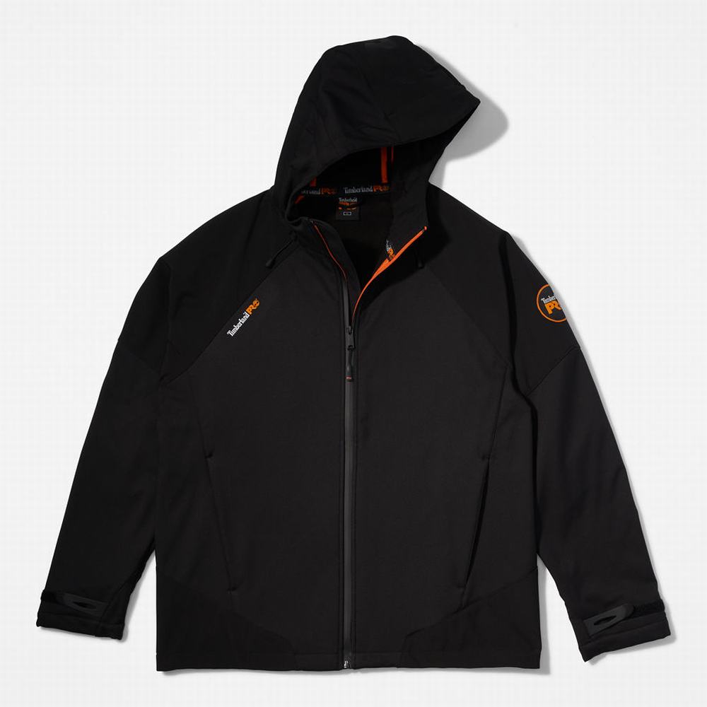 Timberland Powerzip Kukuletalı Softshell Ceket Erkek Siyah | TR-7463Q