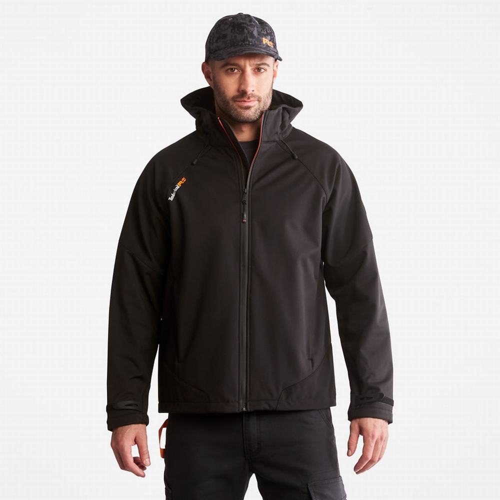 Timberland Powerzip Kukuletalı Softshell Ceket Erkek Siyah | TR-7463Q