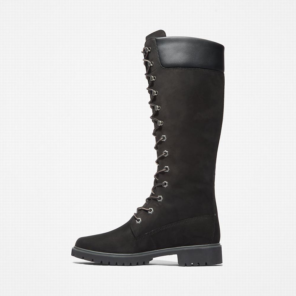 Timberland Premium14 Inch Çizme Kadın Siyah | TR-9380L