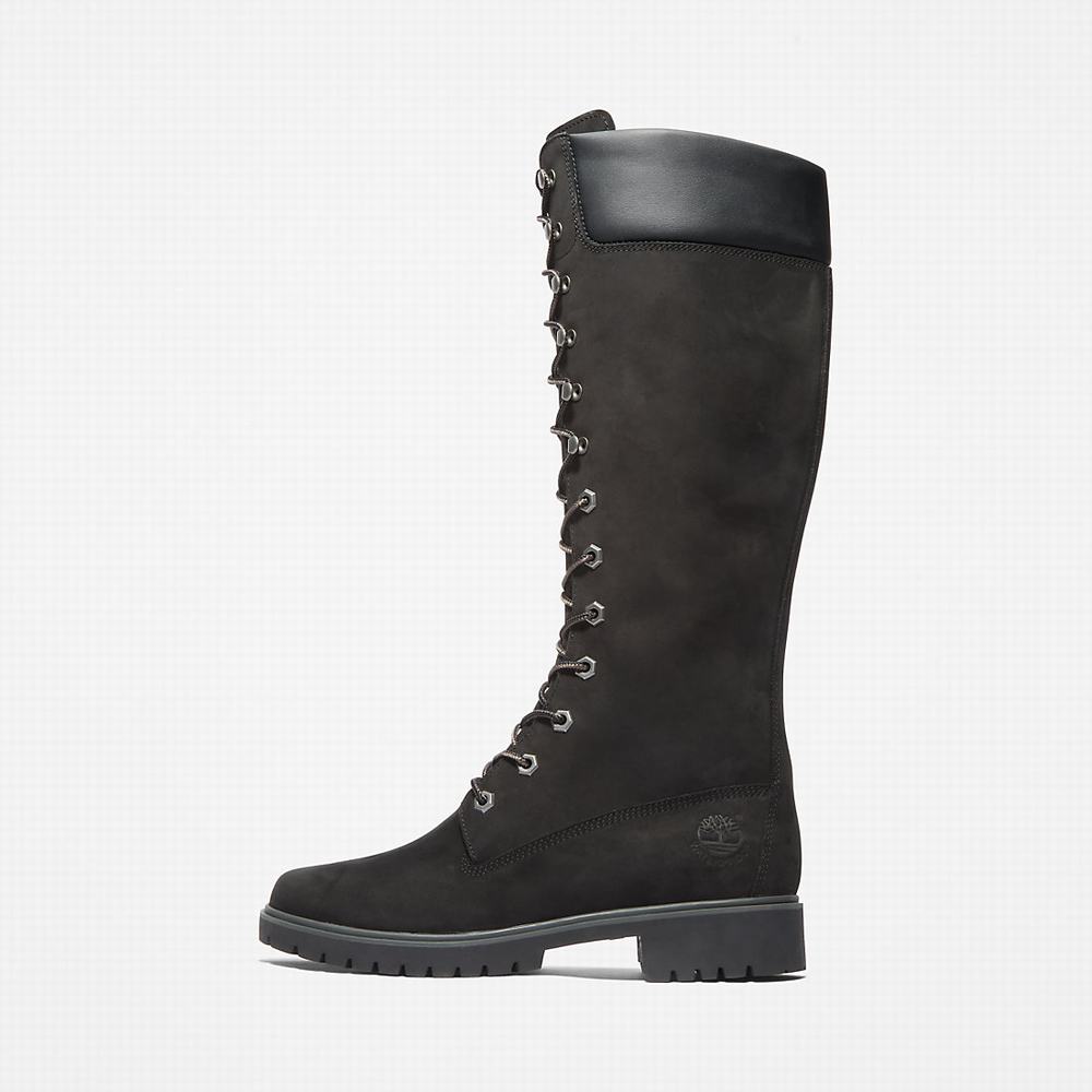 Timberland Premium14 Inch Çizme Kadın Siyah | TR-9380L