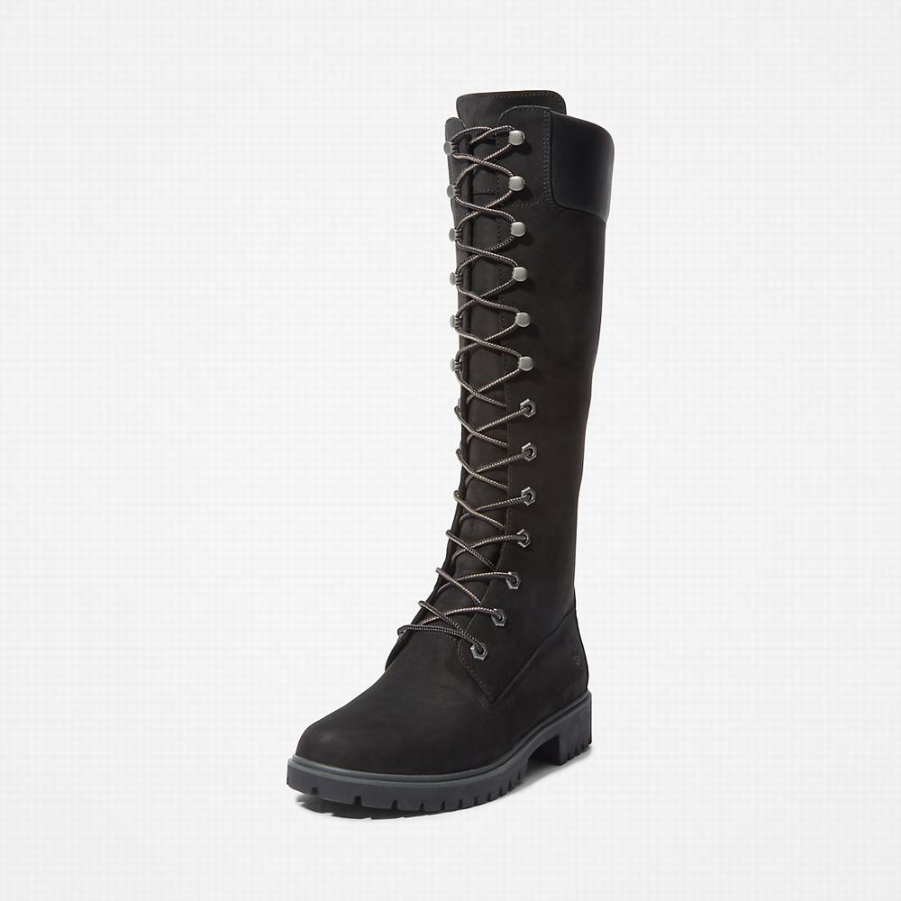 Timberland Premium14 Inch Çizme Kadın Siyah | TR-9380L