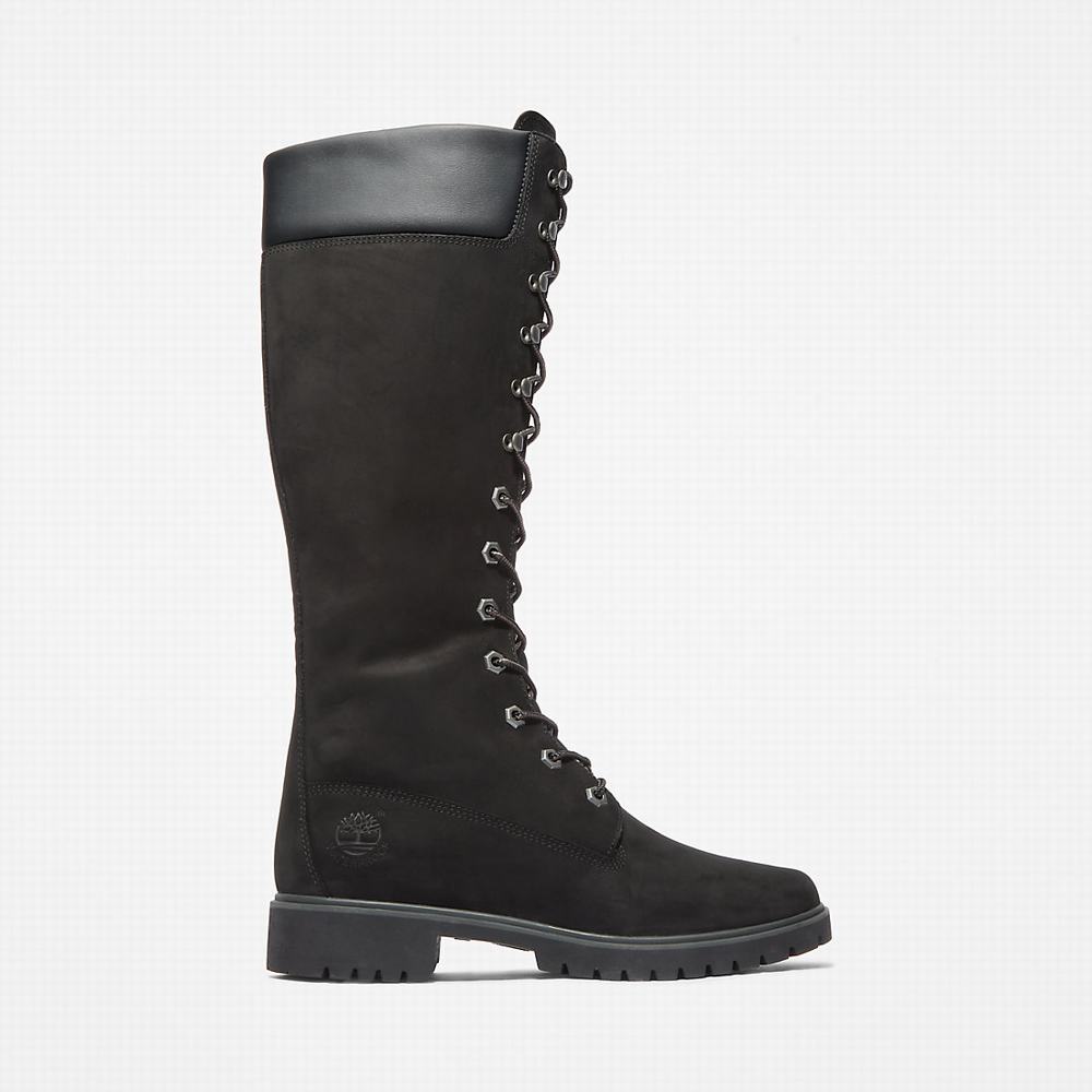 Timberland Premium14 Inch Çizme Kadın Siyah | TR-9380L