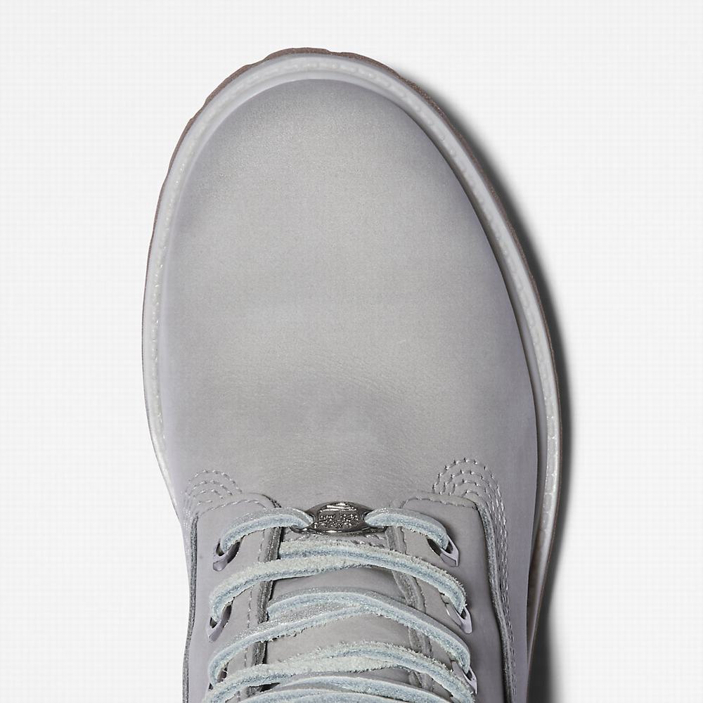 Timberland Premium 6 Inch Bot Kadın Açık Gri | TR-4753Z