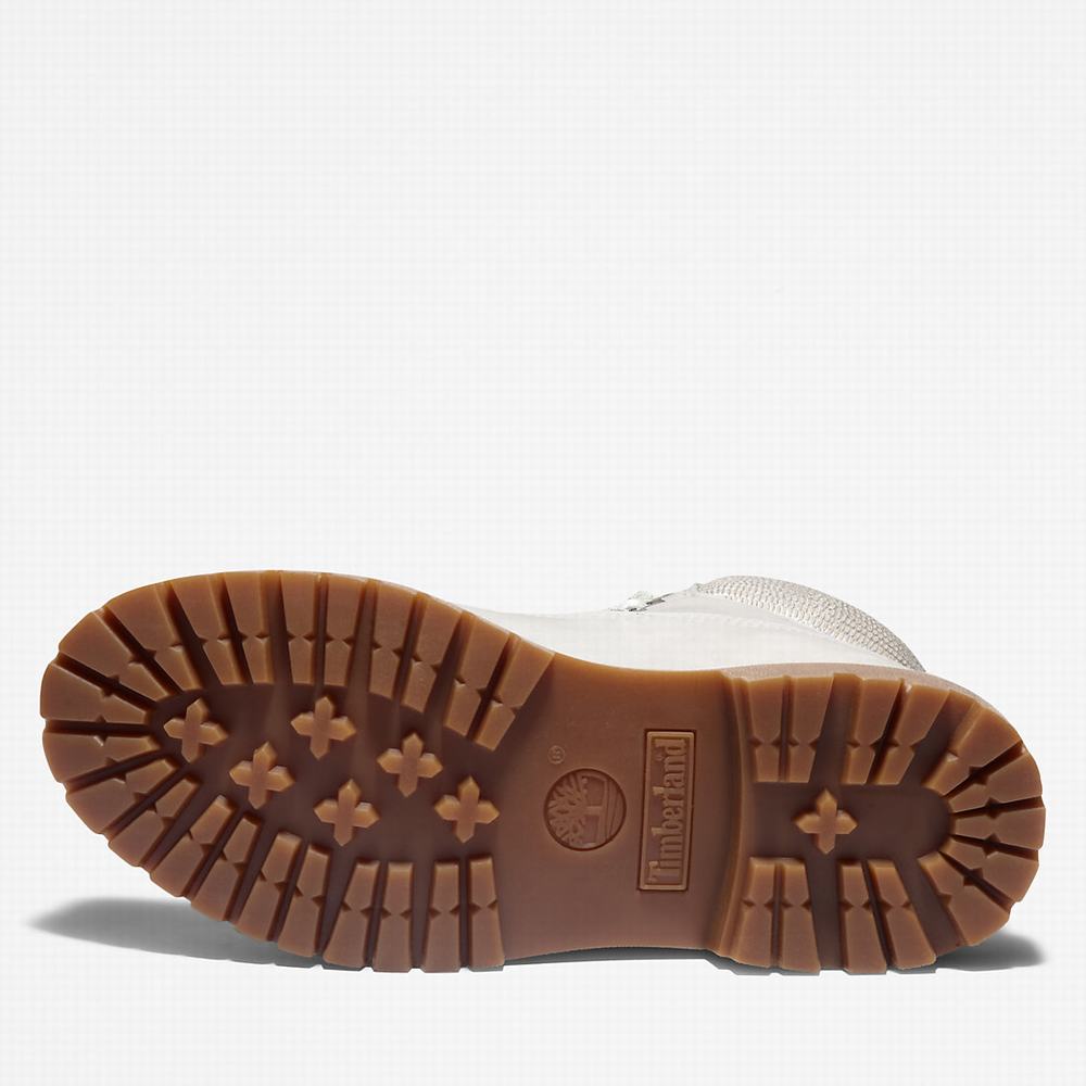 Timberland Premium 6 Inch Bot Kadın Açık Gri | TR-4753Z