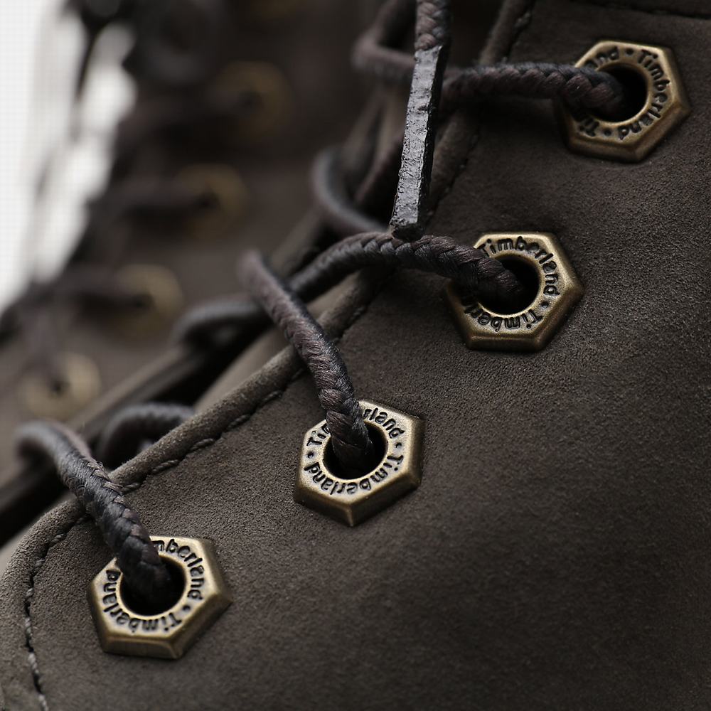 Timberland Premium 6 Inch Bot Kadın Koyu Gri | TR-4169V