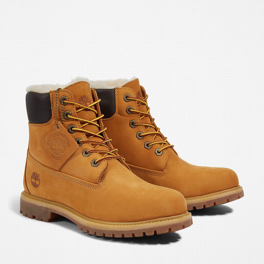 Timberland Premium 6 Inch Bot Kadın Sarı | TR-2179B