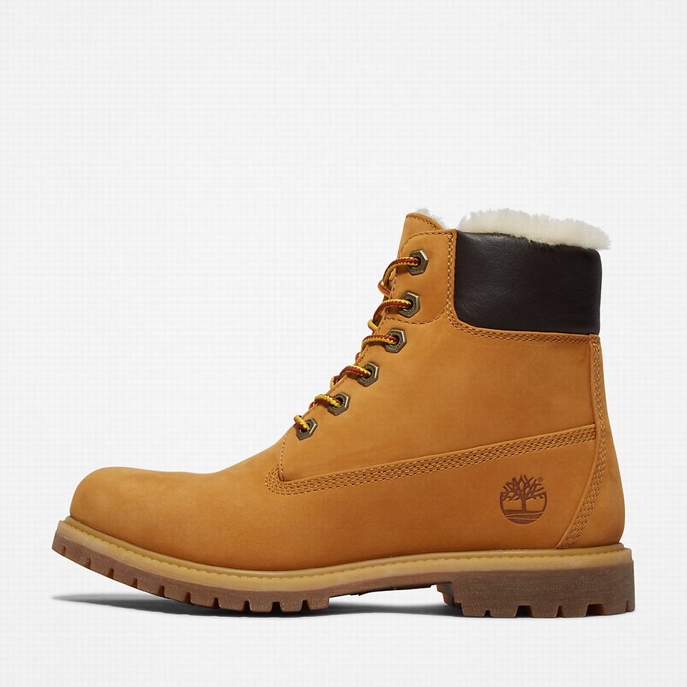 Timberland Premium 6 Inch Bot Kadın Sarı | TR-2179B