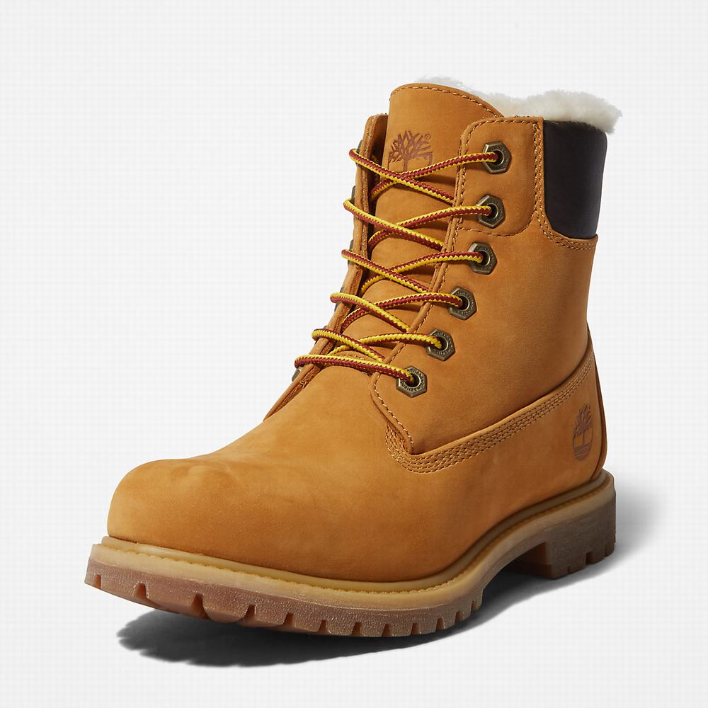 Timberland Premium 6 Inch Bot Kadın Sarı | TR-2179B