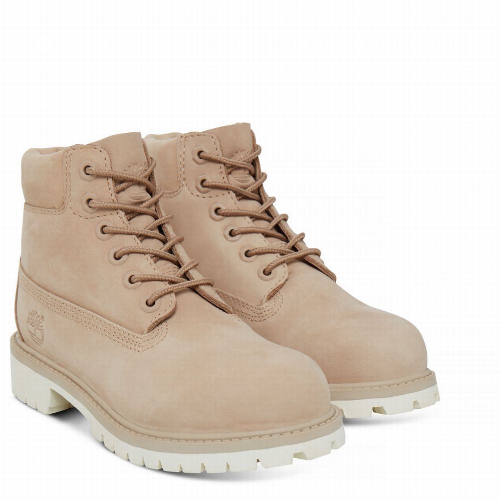 Timberland Premium 6 Inch Bot Çocuk Açık Kahverengi | TR-1047Y