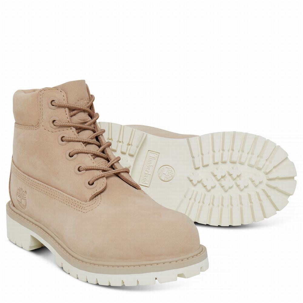 Timberland Premium 6 Inch Bot Çocuk Açık Kahverengi | TR-1047Y