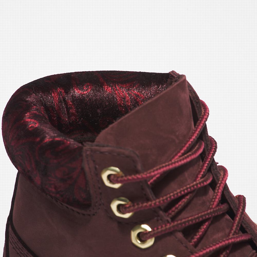 Timberland Premium 6 Inch Bot Çocuk Bordo | TR-2514N